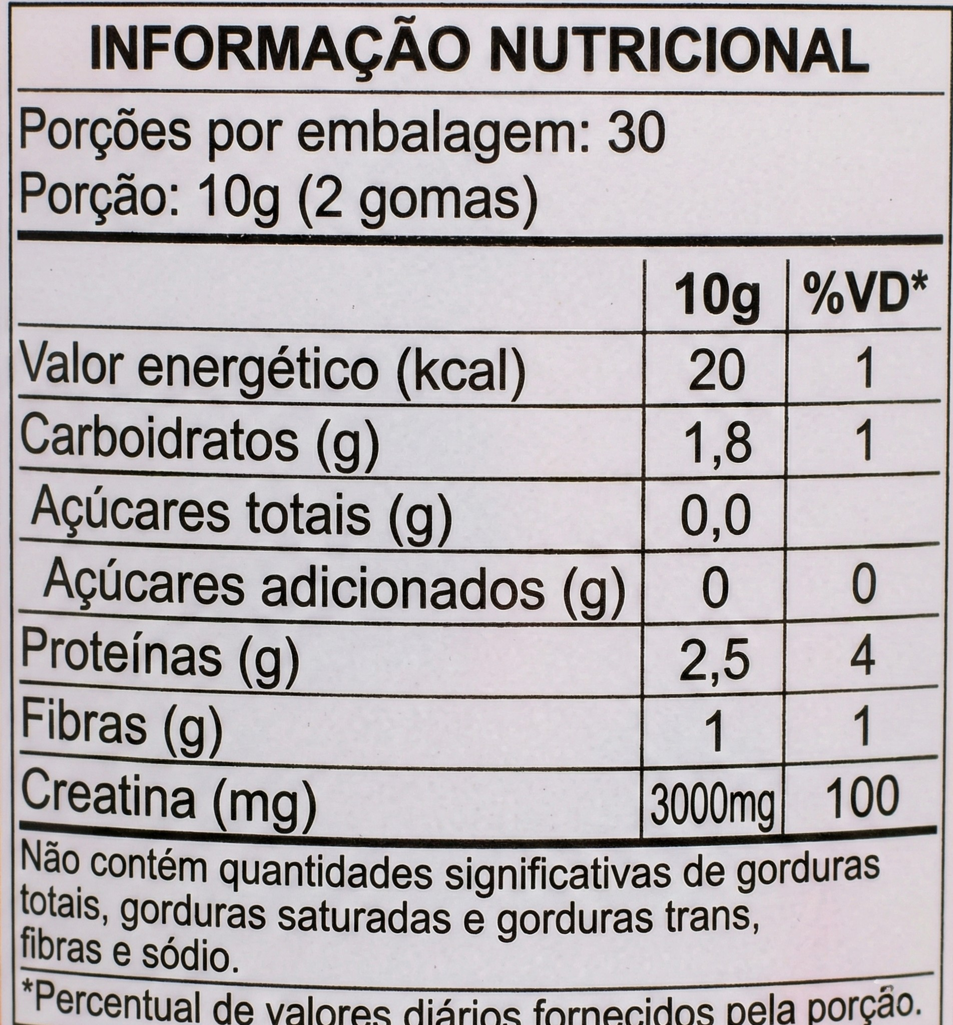 Gummy de Creatina Frutas Vermelhas