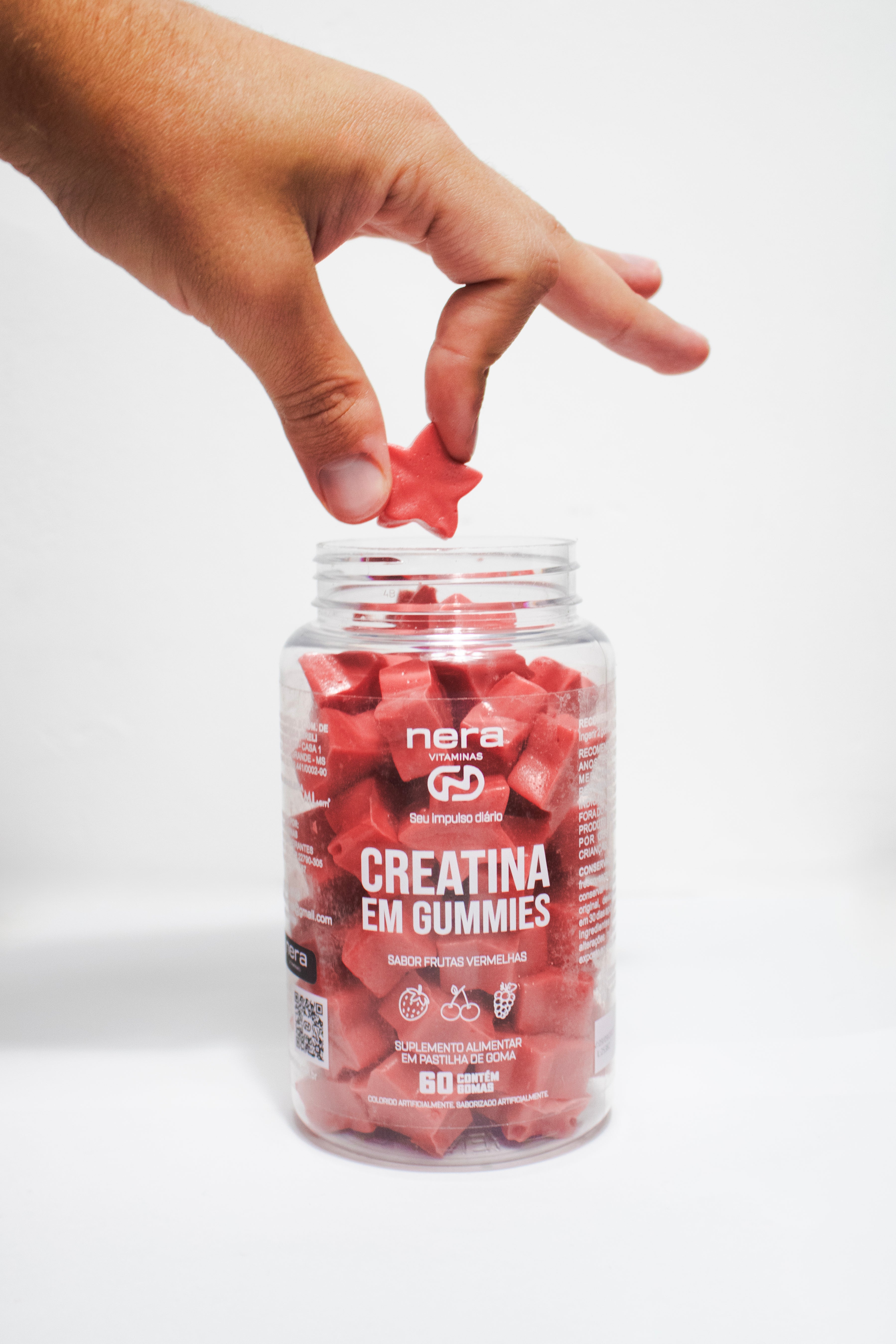Gummy de Creatina Frutas Vermelhas