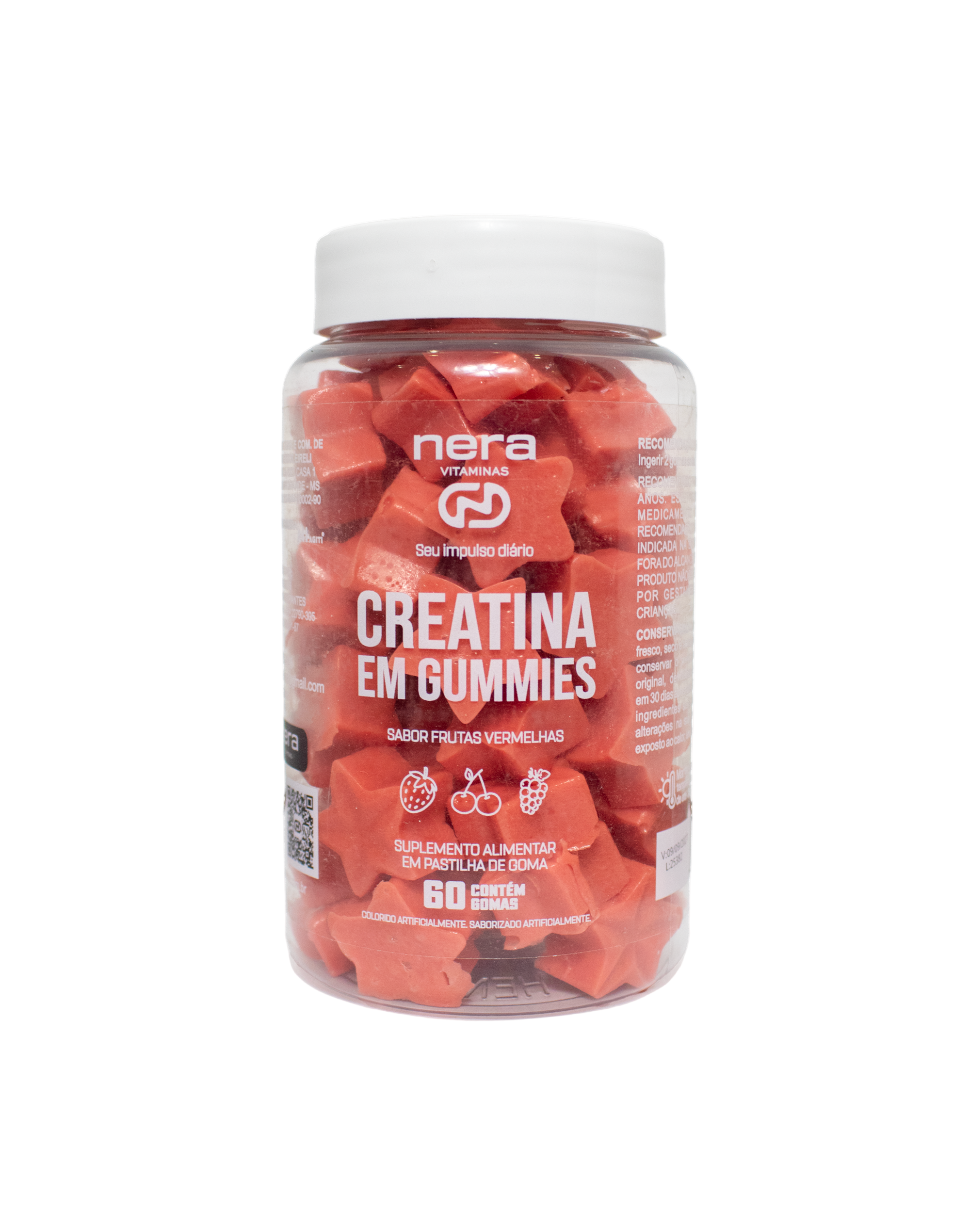 Gummy de Creatina Frutas Vermelhas