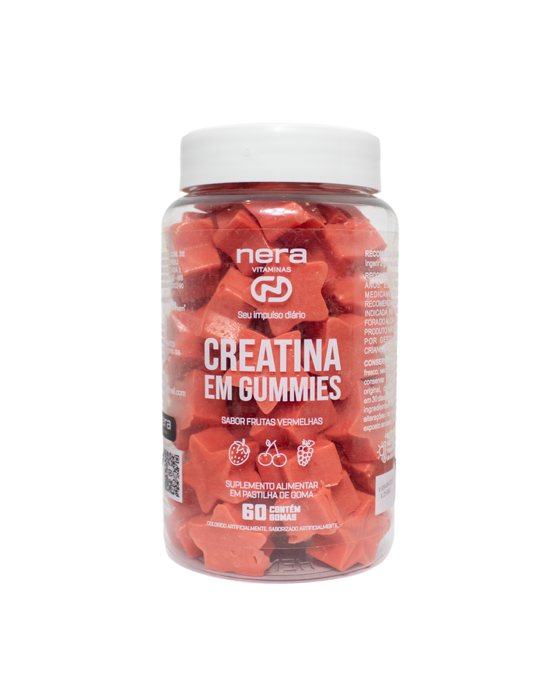 Gummy de Creatina Frutas Vermelhas